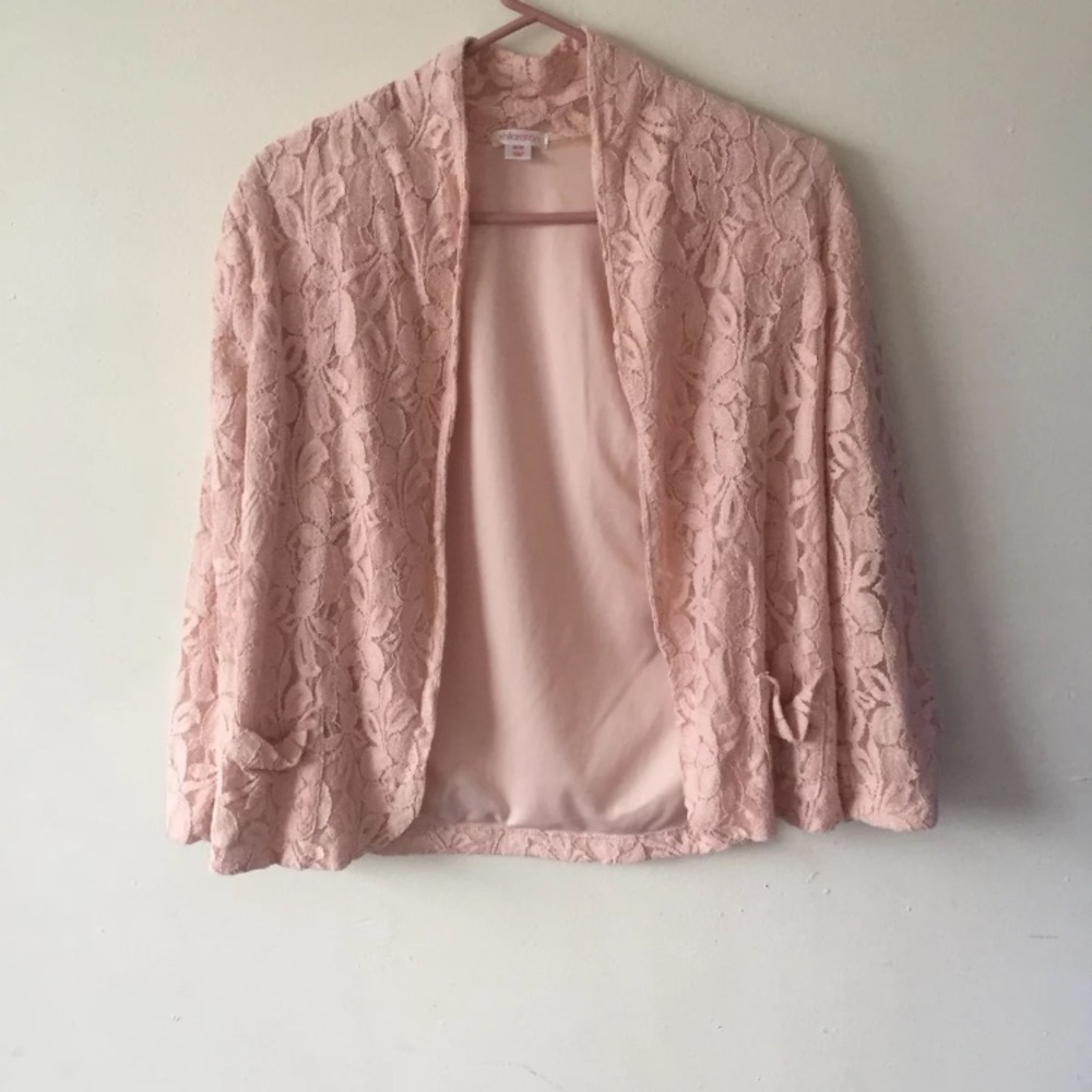 pink blazer